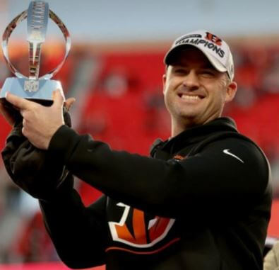 Brooks Taylor father Zac Taylor with the title.